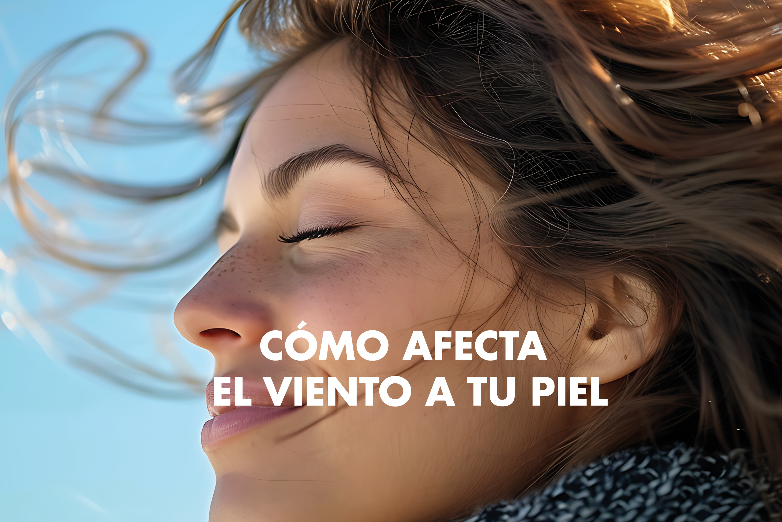 ¿Cómo afecta el viento tu piel?